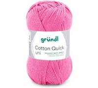 Fil à tricoter COTTON QUICK UNI - Gründl - PPSC - certifié Oeko-Tex(...) - 107 Rose 107 Rose G