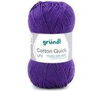 Fil à tricoter COTTON QUICK UNI - Gründl - PPSC - certifié Oeko-Tex(...) - 109 Violet 109 Violet G