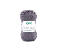 Fil À Tricoter Cotton Quick Uni - Gründl - Ppsc - Certifié Oeko-Tex 110 Gris Gris