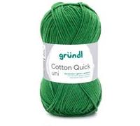 Fil à tricoter COTTON QUICK UNI - Gründl - PPSC - certifié Oeko-Tex(...) - 114 Vert 114 Vert G