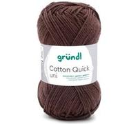 Fil à tricoter COTTON QUICK UNI - Gründl - PPSC - certifié Oeko-Tex(...) - 122 Marron 122 Marron G
