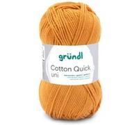 Fil à tricoter COTTON QUICK UNI - Gründl - PPSC - certifié Oeko-Tex(...) - 124 Orange 124 Orange