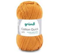 Fil à tricoter COTTON QUICK UNI - Gründl - PPSC - certifié Oeko-Tex(...) - 124 Orange 124 Orange G