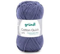 Fil à tricoter COTTON QUICK UNI - Gründl - PPSC - certifié Oeko-Tex(...) - 137 Bleu 137 Bleu