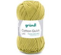 Fil à tricoter COTTON QUICK UNI - Gründl - PPSC - certifié Oeko-Tex(...) - 140 Vert 140 Vert G