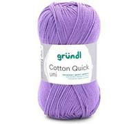 Fil à tricoter COTTON QUICK UNI - Gründl - PPSC - certifié Oeko-Tex(...) - 142 Violet 142 Violet G