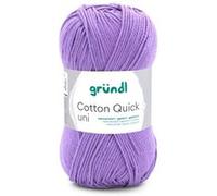 Fil à tricoter COTTON QUICK UNI - Gründl - PPSC - certifié Oeko-Tex(...) - 142 Violet 142 Violet G