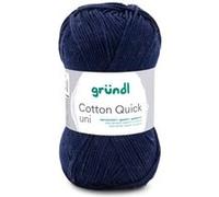 Fil à tricoter COTTON QUICK UNI - Gründl - PPSC - certifié Oeko-Tex(...) - 145 Bleu 145 Bleu