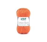 Fil À Tricoter Cotton Quick Uni - Gründl - Ppsc - Certifié Oeko-Tex 146 Orange Orange