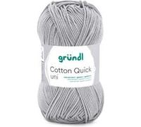 Fil à tricoter COTTON QUICK UNI - Gründl - PPSC - certifié Oeko-Tex(...) - 151 Gris 151 Gris G