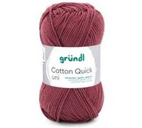 Fil à tricoter COTTON QUICK UNI - Gründl - PPSC - certifié Oeko-Tex(...) - 155 Rose 155 Rose G