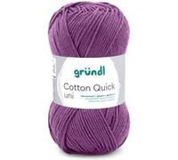 Fil à tricoter COTTON QUICK UNI - Gründl - PPSC - certifié Oeko-Tex(...) - 158 Violet 158 Violet G