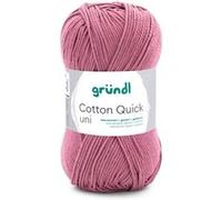 Fil à tricoter COTTON QUICK UNI - Gründl - PPSC - certifié Oeko-Tex(...) - 159 Violet 159 Violet