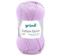 Fil à tricoter COTTON QUICK UNI - Gründl - PPSC - certifié Oeko-Tex(...) - 160 Violet 160 Violet