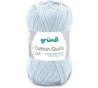 Fil à tricoter COTTON QUICK UNI - Gründl - PPSC - certifié Oeko-Tex(...) - 162 Bleu 162 Bleu