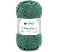 Fil à tricoter COTTON QUICK UNI - Gründl - PPSC - certifié Oeko-Tex(...) - 167 Vert 167 Vert G