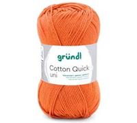 Fil à tricoter COTTON QUICK UNI - Gründl - PPSC - certifié Oeko-Tex(...) - 175 Orange 175 Orange G