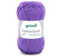 Fil à tricoter COTTON QUICK UNI - Gründl - PPSC - certifié Oeko-Tex(...) - 68 Violet 68 Violet G