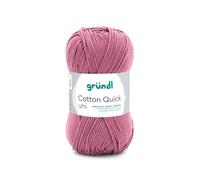 Fil À Tricoter Cotton Quick Uni - Gründl - Ppsc - Certifié Oeko-Tex. Color : 159 Violet Violet