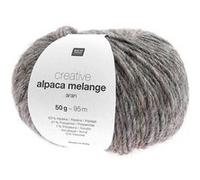 Fil à tricoter Creative Alpaca Melange Aran - Rico Design(...) - 007 Multicolore Gris 007 Multicolore Gris G