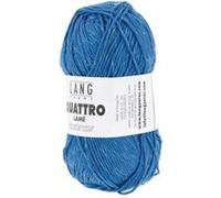 Fil à tricoter de coton QUATTRO LAME - Lang Yarns(...) - 10 Bleu 10 Bleu