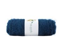 Fil à tricoter délicat pour pull 3 mm en forme d'écureuil et cachemire - Accessoires de vêtement - Laine douce - Pelote de tissu - Bleu