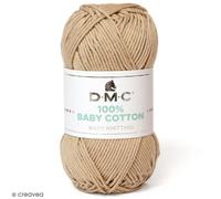 DMC - 100% Baby Cotton - Fil à tricoter - 100% coton | Spécialement conçu pour les bébés et la réalisation de layette | Doux et confortable | Pelote de 50 g - 106 m | 27 coloris disponibles