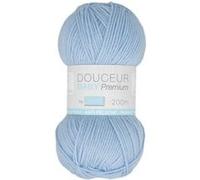 Fil à tricoter Douceur Baby Premium - Trimits : Idéal pour les Tricots de Bébé(...) - 140 Bleu 140 Bleu G