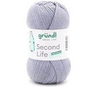 Fil à tricoter durable SECOND LIFE - 100GR - Grundl - Certifié Oeko-Tex(...) - Bleu (14) Bleu (14)