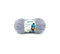 Fil à tricoter effet velour FUNNY - - 100 Gr - Oeko-Tex(...) - 07 Gris