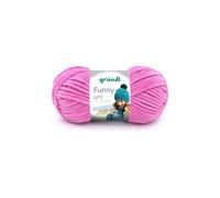 Fil à tricoter effet velour FUNNY - - 100 Gr - Oeko-Tex(...) - 10 Rose