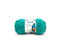 Fil à tricoter effet velour FUNNY - - 100 Gr - Oeko-Tex(...) - 15 Vert