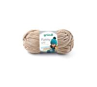 Fil à tricoter effet velour FUNNY - - 100 Gr - Oeko-Tex(...) - 19 Marron