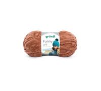 Fil à tricoter effet velour FUNNY - - 100 Gr - Oeko-Tex(...) - 26 Marron