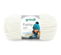 Fil à tricoter effet velour FUNNY - Grundl - 100 Gr - Oeko-Tex(...) - 05 Ecru 05 Ecru G
