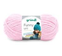 Fil à tricoter effet velour FUNNY - Grundl - 100 Gr - Oeko-Tex(...) - 06 Rose 06 Rose G