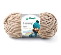 Fil à tricoter effet velour FUNNY - Grundl - 100 Gr - Oeko-Tex(...) - 19 Marron 19 Marron