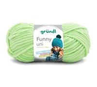 Fil à tricoter effet velour FUNNY - Grundl - 100 Gr - Oeko-Tex(...) - 21 Vert 21 Vert G