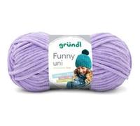 Fil à tricoter effet velour FUNNY - Grundl - 100 Gr - Oeko-Tex(...) - 22 Violet 22 Violet G