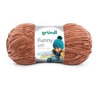 Fil à tricoter effet velour FUNNY - Grundl - 100 Gr - Oeko-Tex(...) - 26 Marron 26 Marron G