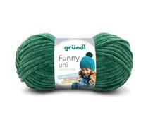Fil à tricoter effet velour FUNNY - Grundl - 100 Gr - Oeko-Tex(...) - 27 Vert 27 Vert G