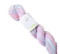 Fil à tricoter en coton teint à la main, doux et confortable pour vêtements et écharpes de bébé, teintures végétales naturelles, facile à utiliser, fil à tricoter fait à la main