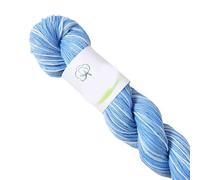 Fil à tricoter en coton teint à la main, doux et confortable pour vêtements et écharpes de bébé, teintures végétales naturelles, facile à utiliser, fil à tricoter fait à la main