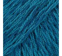 Fil à tricoter en coton, viscose et lin, Drops Belle, DK, poids léger, 51 g, 130 m (17 Pétrole)