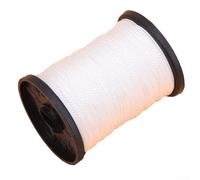 Fil à tricoter en nylon solide pour coudre à la main pulls, écharpes et chaussures (blanc)