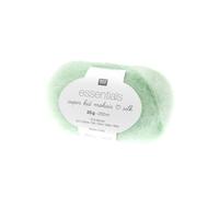Rico Design Fil à tricoter ESSENTIALS SUPER KID MOHAIR LOVES SILK 25 g 061 vert pastel