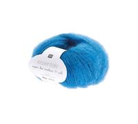 Rico Design – Laine Super Kid Mohair Loves Silk – mohair et soie – dentelle 4,5 mm – 046 Azur