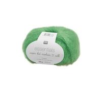 Fil à Tricoter ESSENTIALS SUPER KID MOHAIR LOVES SILK: Luxe, Douceur et Créativité - 25gr -(...) - 50 Vert