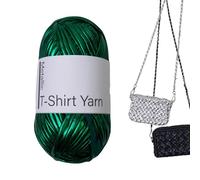 Fil à tricoter, fil pour t-shirt - Fils d’artisanat de vêtements, à tricoter brillant pour T-Shirt, à crocheter pour sac, accessoire de pull