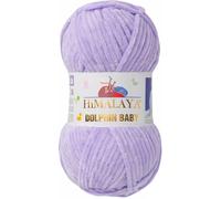 Fil à tricoter fin Himalaya Dolphin pour bébé - En coton - Pour tricot et crochet (80305 - Violet clair)